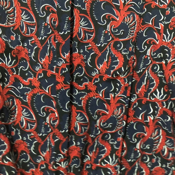 A.L.C. Sullivan Botanical Filigree Silk Dress EUC Size 2 - Picture 6 of 8